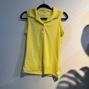 Callaway Yellow Golf Tank Top